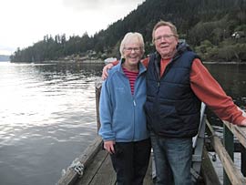 Tom and Judy Spears are the proud owners of Soames Point Oceanfront Suite