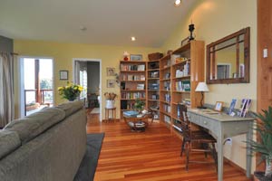 Living Room and Library 